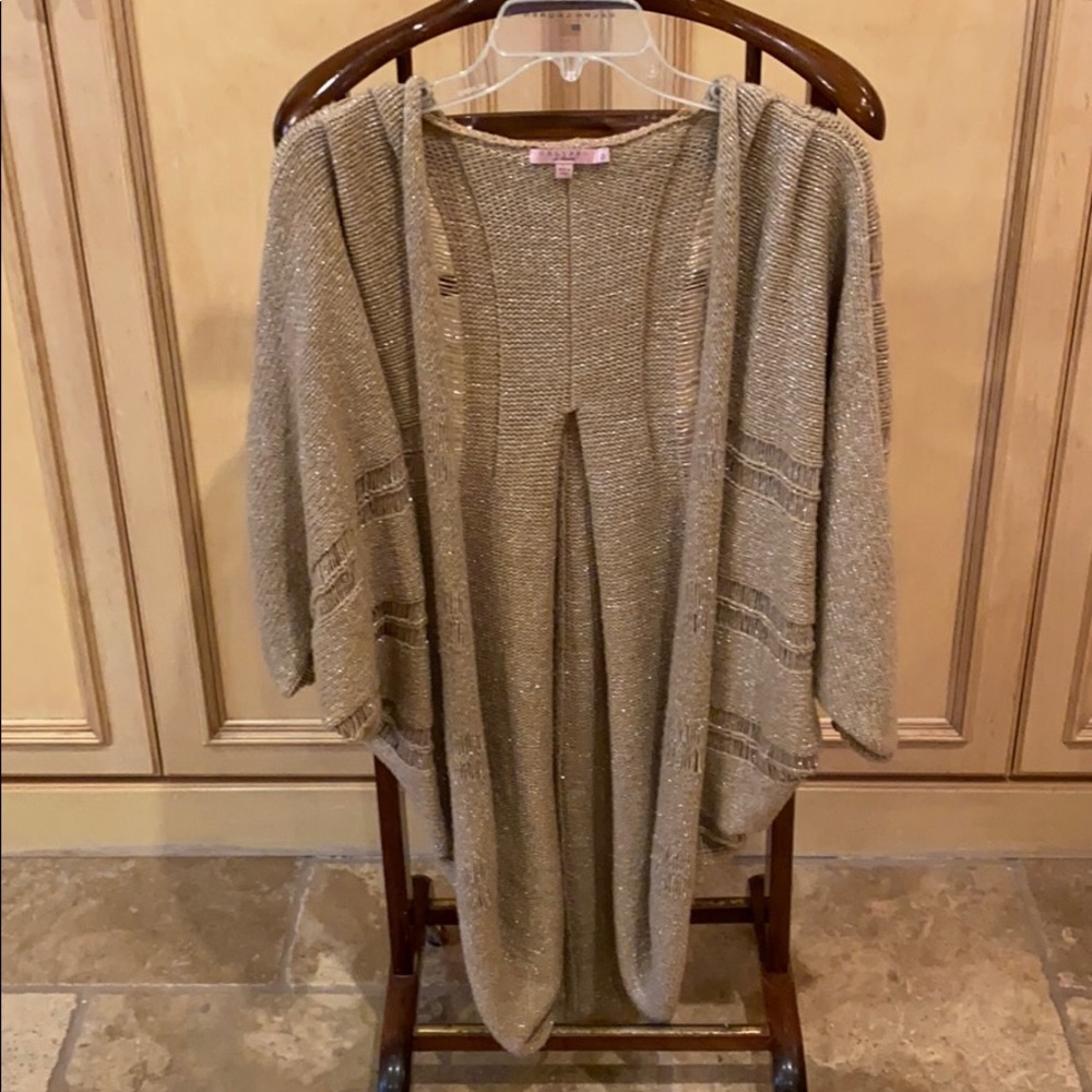 Calypso gorgeous sweater wrap size 0 /S